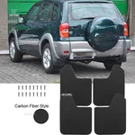 4x Wide Rally Mudguards Mud Flaps Splash Guards Mudflaps Carbon For Toyota Rav4. Fixed Price $35.05.