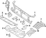 Genuine Nissan Skid Plate 50842-9bv0a. Fixed Price $108.88.