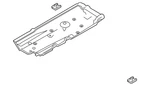 Genuine Mazda Floor Pan Splash Shield Tk48-56-3d0a. Fixed Price $106.96.