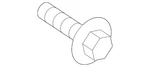 Genuine Ford Rear Deflector Screw W716195s901. Fixed Price $8.40.