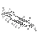 Genuine Mopar Torque Box Cover Left 68243140ae. Fixed Price $671.60.
