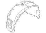 Genuine Bmw Fender Liner 51-71-9-465-699. Fixed Price $136.43.