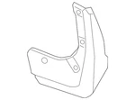 Genuine Acura Mud Guard 75810-tjb-c01. Fixed Price $53.26.