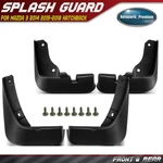 4pcs Front & Rear Side Splash Guards Mud Flaps For Mazda 3 2014-2018 Hatchback. Fixed Price $25.99.