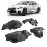 Inner Fender Liners Set Of 4 Driver & Passenger Side For Infiniti Q50 2014-2023. Fixed Price $95.99.