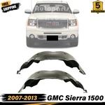 New Front Left & Right Set Of 2 Fender Liner For 2007-2013 Gmc Sierra 1500. Fixed Price $109.00.