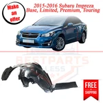 New Front Driver Side Splash Shield For 2015-2016 Subaru Impreza. Fixed Price $56.99.