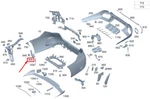 Mercedes-benz C W206 Rear Right Lower Bumper Cover A2068852003. Fixed Price $11.45.