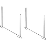 Buyers Products B2436asbc Anti-sail Bracket, Steel, Silver, 2 Pk. Fixed Price $44.95.