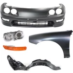 Bumper Cover Fender Headlight For 98-2001 Acura Integra Kit Front. Fixed Price $492.04.