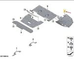 Bmw Ix I20 Rear Right Underbody Panelling 51757932078 New Genuine. Fixed Price $67.27.