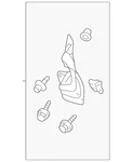 Genuine Mitsubishi Splash Shield Mr954177. Fixed Price $24.80.