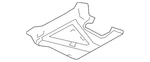 Genuine Audi Floor Pan Splash Shield 4n0-825-219-g. Fixed Price $150.00.