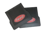 Peterbilt Trucks 16"-18" X 17" 1/4" Mf0004p Black Rubber Logo Mud Flaps-set. Fixed Price $105.95.