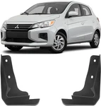 Genuine Front Pair Mud Guards Flaps For 2014-2024 Mitsubishi Mirage / G4. Fixed Price $19.99.