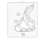 Genuine Audi Liner Extension 8w6-853-888-r. Fixed Price $60.44.