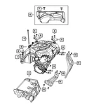 Genuine Mopar Engine Cover Bracket 4627240ab. Fixed Price $10.13.