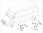 Genuine Mercedes Sprinter 906 W906 Rear Left Splash Guard 90688222049051. Fixed Price $68.23.
