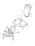 Genuine Porsche 911 Carrera Wheel Housing Liner Left Front 99750412304. Fixed Price $198.10.