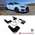 Rally Armor Ur Black Mud Flaps W/ Red Logo For 2019-2022 Hyundai Veloster N. Fixed Price $176.00.