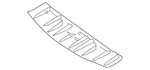 Genuine Nissan Radiator Support Splash Shield 62660-4ce0b. Fixed Price $327.98.