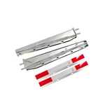 Stainless Steel Straight Spring Loaded Mud Flap Hanger Set 2.5" Bolt Spacing .... Fixed Price $126.32.