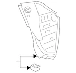 Genuine Mazda Bumper Splash Shield N243-50-350a. Fixed Price $45.56.