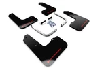 Rally Armor Black Ur Mud Flap W/ Red Logo Fits 19-22 Hyundai Veloster N. Fixed Price $191.00.