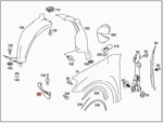 Genuine Mercedes W164 X164 Gl-class M-class Cover 1648841322. Fixed Price $29.90.