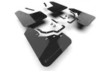 Rally Armor Mf142-ur-blk-dgry Mud Flap Kit - Black/dark Grey Logo. Fixed Price $303.50.