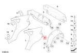 Genuine Bmw Hybrid X6 M E71 E72 Cover Wheel Housing Rear Right 51717248212. Fixed Price $170.64.