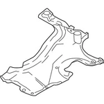 Genuine Bmw Undershield For Tank, Right 51-75-8-060-104 New. Fixed Price $89.89.