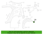 2005-2026 Toyota Multipurpose Push In Clips 10 Pack 90467-07214. Fixed Price $13.00.