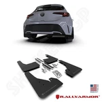 Rally Armor Ur Black Mud Flaps W/ Grey Logo For 2019-2026 Corolla Hatchback. Fixed Price $176.00.