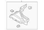Genuine Audi Deflector Shield 80a-853-887-k. Fixed Price $156.91.