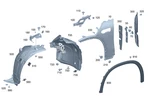 Genuine Mercedes-benz Bracket Fender 296-880-51-01. Fixed Price $37.10.