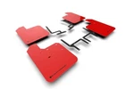 Rally Armor Mf54-ur-rd/blk Mud Flaps For 18-24 Jeep Jl Wrangler - Red. Fixed Price $289.00.