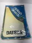 Nos Datsun Splash Guard Set In White Vintage Auto Accessory Old School Mud Flaps. Fixed Price $60.00.
