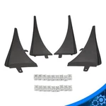 Front & Rear Splash Guards Mud Flaps For 2014-2019 C7 Corvette Z06 Grand Sport. Fixed Price $31.15.