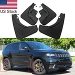 4pcs Black Front & Rear Splash Mud Guards Flaps For Jeep Grand Cherokee 2011-20. Fixed Price $45.99.