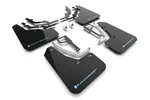 Rally Armor Black Mud Flap W/ Light Blue Logo For 2025 Hyundai Ioniq 5 N. Fixed Price $264.00.