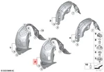 Genuine Mini Cooper Jcw F54 Cover Wheel Housing Front Right 51717346038. Fixed Price $97.84.