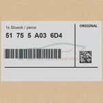 Genuine Bmw 51755a036d4 -. Fixed Price $111.38.