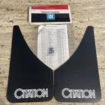 Nos (1) Pair Chevrolet Citation Splash Guards Mud Flaps / Street Rod Rat. Fixed Price $19.99.