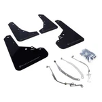 Rally Armor (mf25-ur-blk/gry) Black Mud Flap W/ Grey Logo For 12+ Fiat 500. Fixed Price $158.50.