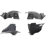 New Front Inner Fender Left And Right Set 4pc For 2005-2013 Chevrolet Corvette. Fixed Price $130.33.
