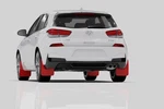 Rally Armor Mud Flaps For Hyundai 2019-2021 Elantra Gt N Line Red W Black Logo. Fixed Price $158.00.