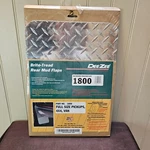 Dee Zee 1800 Dz1800 Brite-tread Mud Flaps (pair) Heavy Gauge Aluminum New. Fixed Price $49.87.