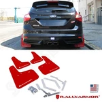 Rally Armor Ur Red Mud Flaps W/ White Logo For 2012-2018 Ford Focus St Rs. Fixed Price $155.80.