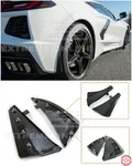 For 20-up Corvette C8 Gm Xl Extended Carbon Flash Rear Splash Guards Mud Flaps. Fixed Price $3129.99.